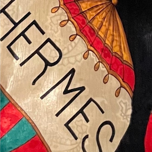 Hermes Hot Air Balloon square scarf, 90cm x 90cm. Excellent condition - Picture 3 of 5
